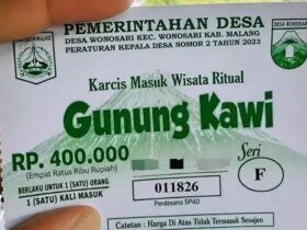 Beredar foto karcis masuk wisata ritual Gunung Kawi di media sosial yang mencantumkan harga Rp400 ribu per orang. Informasi