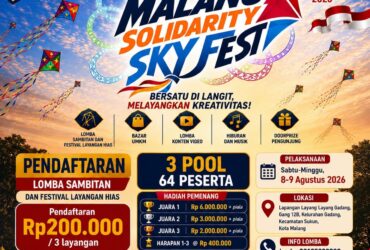 Malang Solidarity Sky Fest 2026 Hadirkan Lomba Layangan, Total Hadiah Rp15 Juta (ist)