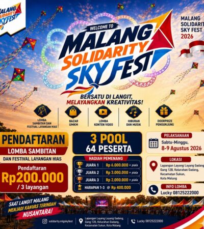 Malang Solidarity Sky Fest 2026 Hadirkan Lomba Layangan, Total Hadiah Rp15 Juta (ist)