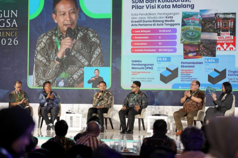 Wali Kota Malang Jadi Satu-satunya Kepala Daerah di The Bangun Bangsa Conference 2026 (Prokopim Kota Malang)