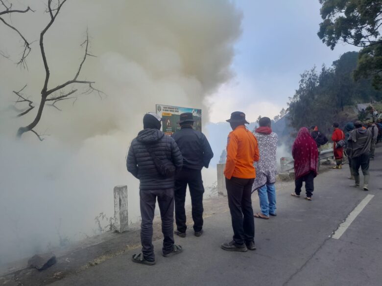 Efek Kebakaran Gunung Bromo Meluas Hingga Mendekati Kabupaten Malang (BPBD Kabupaten Malang)