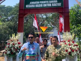 TNI Bangun Jembatan Garuda 30 Meter di Kota Malang, Akses 42 KK Kini Lebih Mudah
