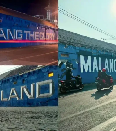 Perubahan mural di Jalan Arif Rahman Hakim, Kota Malang (foto: twitter/@newsaremania & thread/@andifsinyo)
