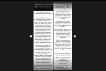 Tangkapan layar permintaan maaf tertulis dari panitia Festival Mbois (foto: instagram/@festivalmbois)