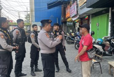 Polisi menindak jukir yang viral di Dinoyo, Kota Malang (dok. Polresta Malang Kota for blok-a.com)