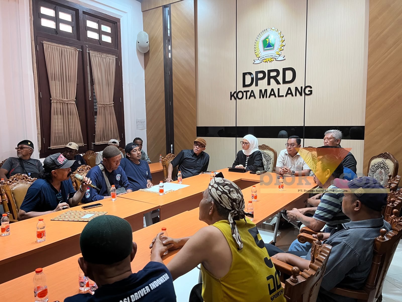 Usai Demo di Dishub Kota Malang, Sopir Angkot Minta DPRD-Pemkot Turun Tangan