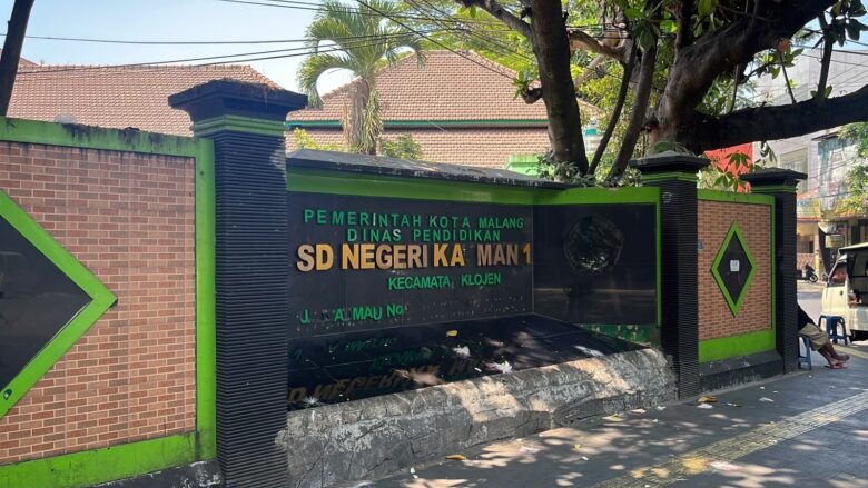 SDN Kauman 1 Malang yang pengiriman MBG terhenti sementara (blok-a/Bob Bimantara Leander)