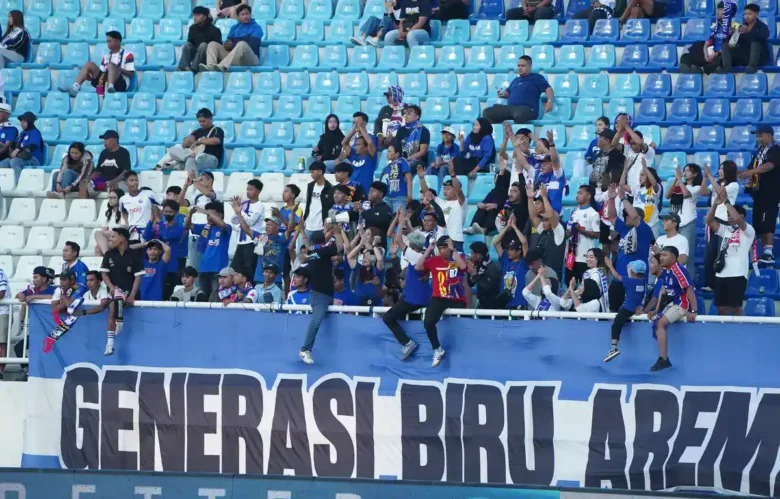 Derbi Jatim Arema FC vs Persik, Panpel Minta Suporter Tamu Tak Hadir di Kanjuruhan (foto: Arema FC)