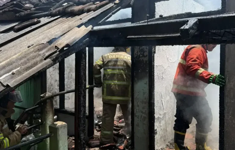 Dua kebakaran rerjadi di Kota Malang, rumah di Sawojajar dan lahan Jatimulyo terdampak (foto: Damkar Kota Malang)