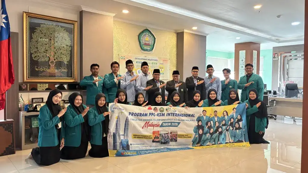 Unisma Lepas 15 Mahasiswa FAI untuk PPL-KSM Internasional ke Malaysia
