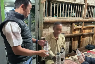 Operasi Cipta Kondisi amankan 2.307 botol miras ilegal di Kabupaten Malang (foto: Humas Polres Malang)