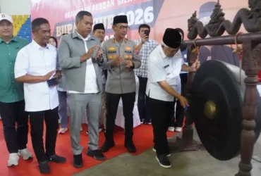 Pembukaan Kejuaraan Bupati Cup dalam cabor silat yang diresmikan oleh Bupati Malang, HM Sanusi (foto: Istimewa)