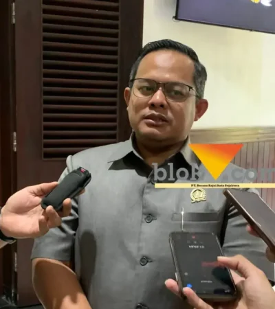 Wakil Ketua DPRD Kota Malang, Trio Agus Purwono dorong Pemkot Malang siapkan tenaga kerja terampil untuk pasar luar negeri (foto: blok-a.com / Yogga Ardiawan)