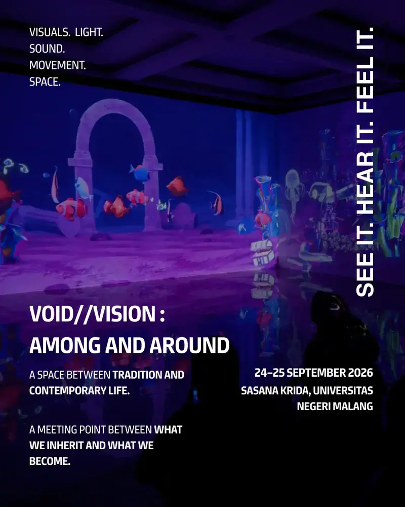 Poster publikasi Void Vision #2: Among and Around (foto: istimewa)