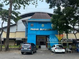 Pasar Bunulrejo, salah satu kawasan yang menjadi penanda wilayah Bunul di Kecamatan Blimbing, Kota Malang. (blok-a.com / M Berril Labiq)