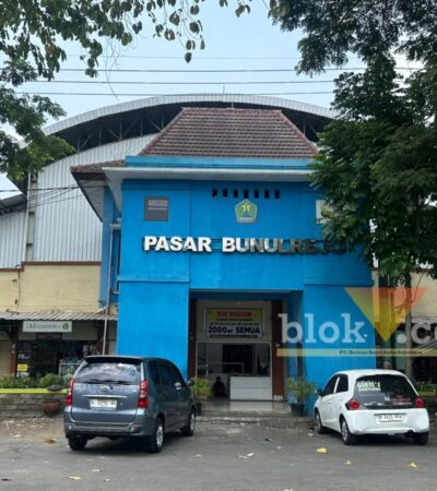 Pasar Bunulrejo, salah satu kawasan yang menjadi penanda wilayah Bunul di Kecamatan Blimbing, Kota Malang. (blok-a.com / M Berril Labiq)