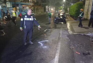 Lokasi kejadian kecelakaan tunggal di Jalan Puncak Yamin, Kota Malang (dok. Unit Laka Satlantas Polresta Malang Kota for blok-a.com)