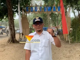 Camat Bantur, Bayu Jatmiko, sebut gelaran South Wave jadi momentuk dongkrak ekonomi Malang Selatan (foto: blok-a.com / Yogga Ardiawan)