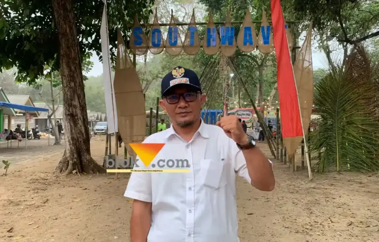 Camat Bantur, Bayu Jatmiko, sebut gelaran South Wave jadi momentuk dongkrak ekonomi Malang Selatan (foto: blok-a.com / Yogga Ardiawan)