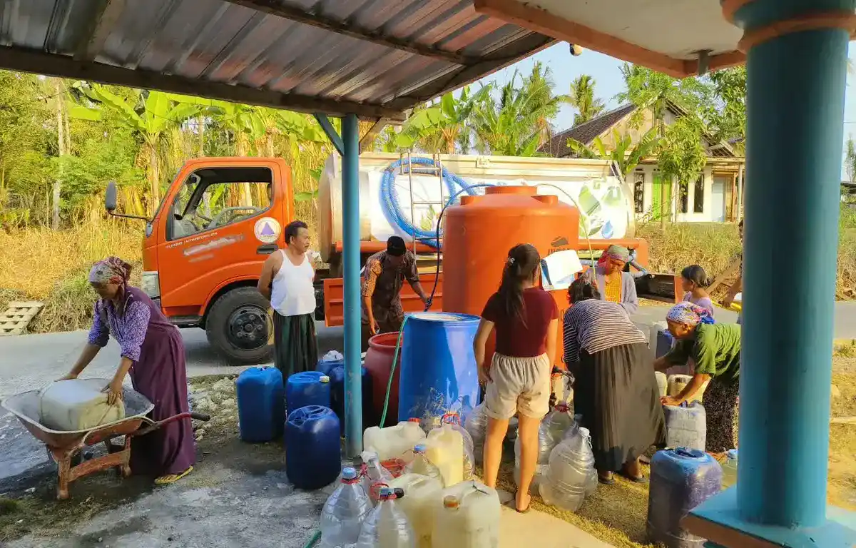 Kekeringan Landa 14 Desa di Kabupaten Malang, BPBD Salurkan 4,57 Juta Liter Air Bersih