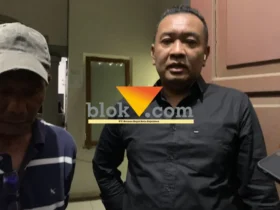 Kuasa Hukum Termohon, Avan Raharjo saat diwawancarai awak media (foto: blok-a.com / Yogga Ardiawan)