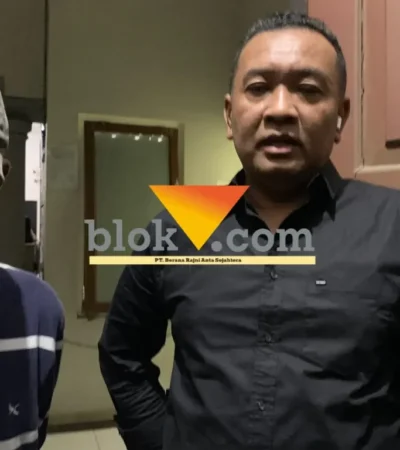 Kuasa Hukum Termohon, Avan Raharjo saat diwawancarai awak media (foto: blok-a.com / Yogga Ardiawan)