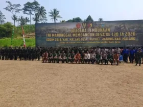 TMMD ke-130 di Desa Taji, Kodim 0818 bangun jalan usaha tani untuk dongkrak ekonomi warga (foto: istimewa)