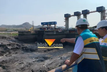 PJT I Malang Targetkan Flushing Bendungan Sengguruh 700 Ribu Meter Kubik Sedimen (blok-a.com / Yogga Ardiawan)