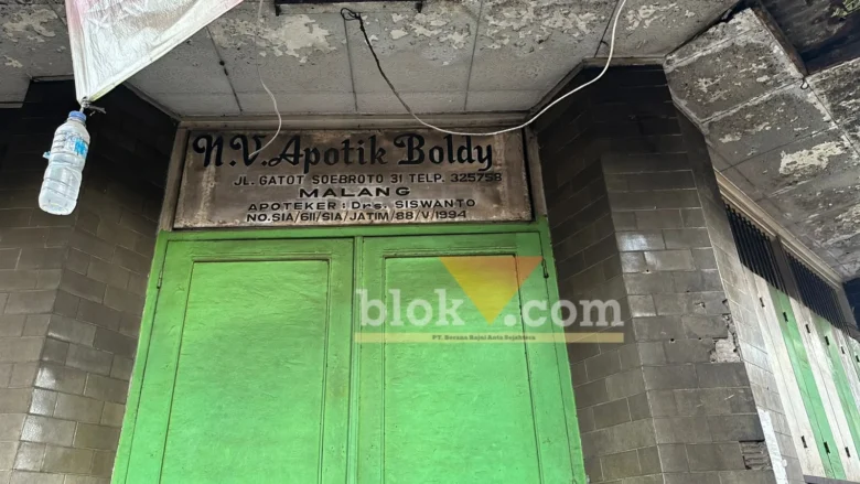 N.V Apotik Boldy, Jejak Sejarah Kawasan Boldy di Kota Malang. (blok-a.com/ M Berril Labiq)