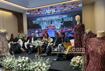 Konferensi pers Atria Wedding Fair 2026 di Hotel Atria, Kota Malang. (blok-a.com/ M Berril Labiq)