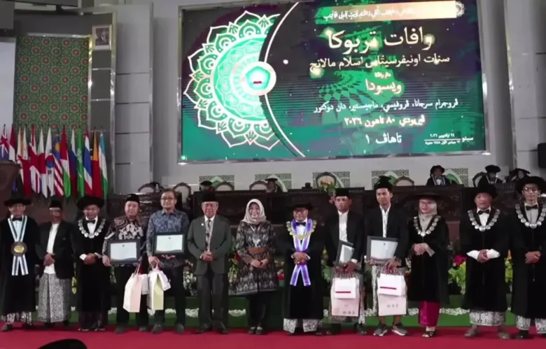 Wisuda ke-80, Unisma kukuhkan 1.258 mahasiswa. (foto: Youtube Unisma)