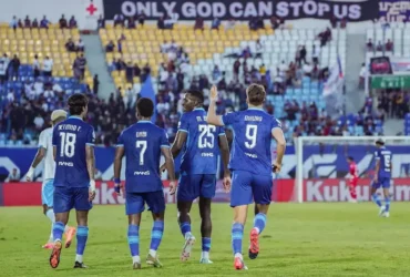Ilustrasi squad Arema FC dalam suatu pertandingan (foto: Arema FC)