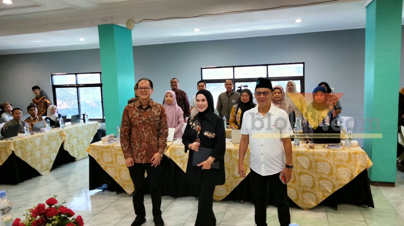 Caption: Kepala LLDIKTI Wilayah VII Jatim, Prof Dyah Sawitri, didampingi Rektor UIBU Malang, Dr Nurcholis Sunuyeko saat Bimtek Tata Kelola Jabatan Akademik Dosen di Universitas Insan Budi Utomo (UIBU) Malang, Selasa (6/10/2026) (blok-a.com/Bob Bimantara Leander)