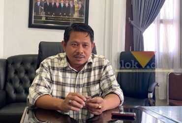 Anggota Komisi D DPRD Kota Malang, Ginanjar Yoni Wardoyo diwawancara di ruangan Komisi D DPRD Kota Malang, Senin (12/10/2026) (foto: blok-a.com/Bob Bimantara Leander)