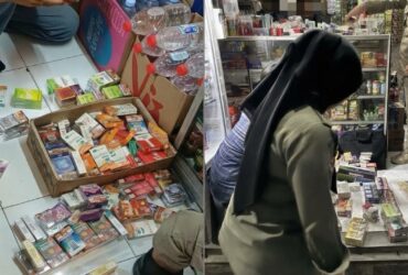 Tim gabungan amankan 7.583 bungkus di salah satu toko di Kota Malang (dok. Satpol PP Kota Malang for blok-a.com)