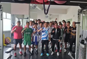 Sekretaris KONI Kota Malang, Joko Purwosusanto saat monev cabor sepak bola (foto: dok. KONI for blok-a.com)