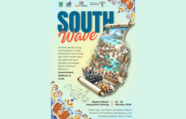 South Wave 2026 di Pantai Regent Balekambang, Kabupaten Malang (foto: istimewa)